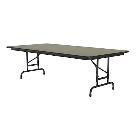 Correll CFA Adjustable HPL Folding Tables 36x72 Savannah Sand CFA3672PX-54